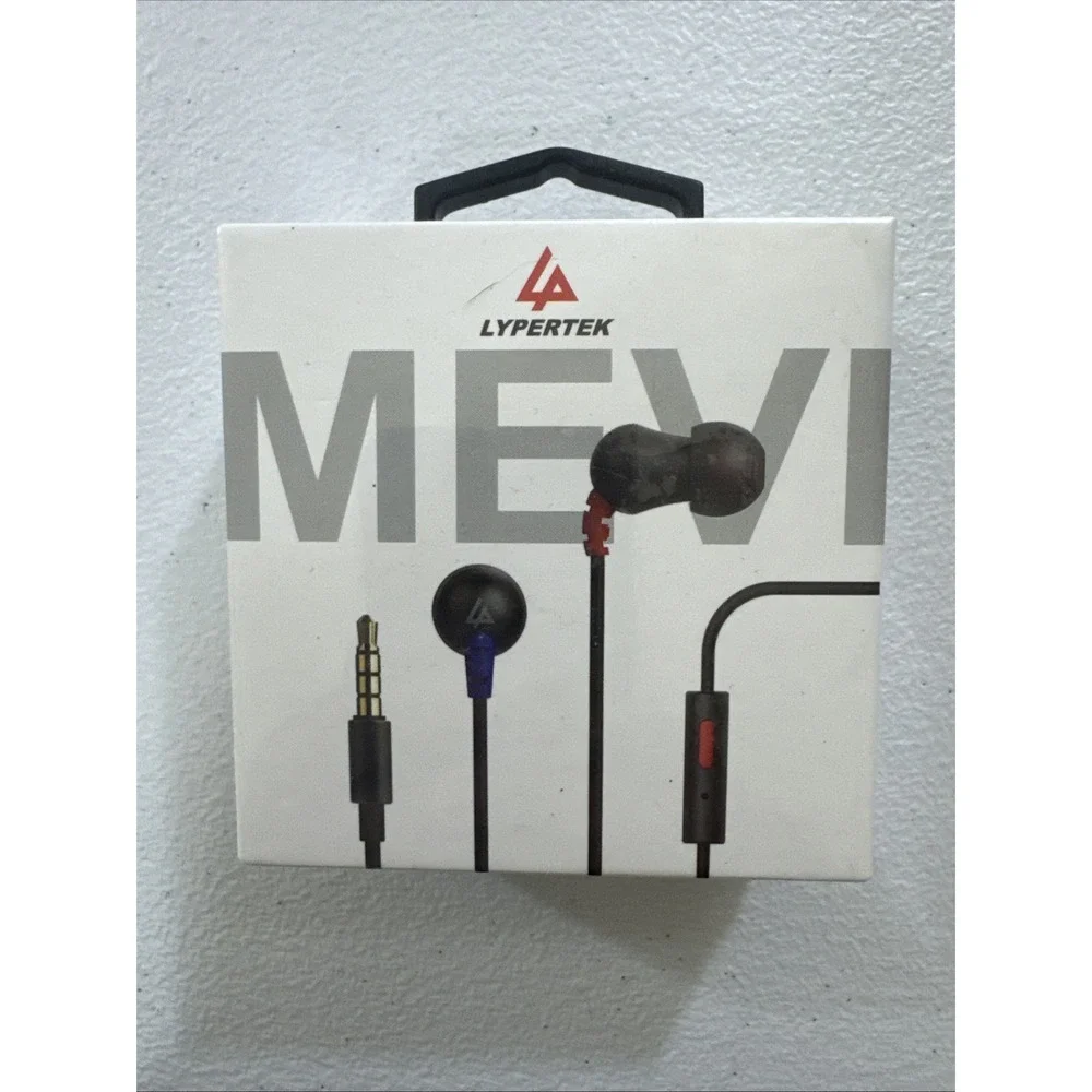 LYPERTEK MEVI - in‎ Ear Headphones with Microphone Black